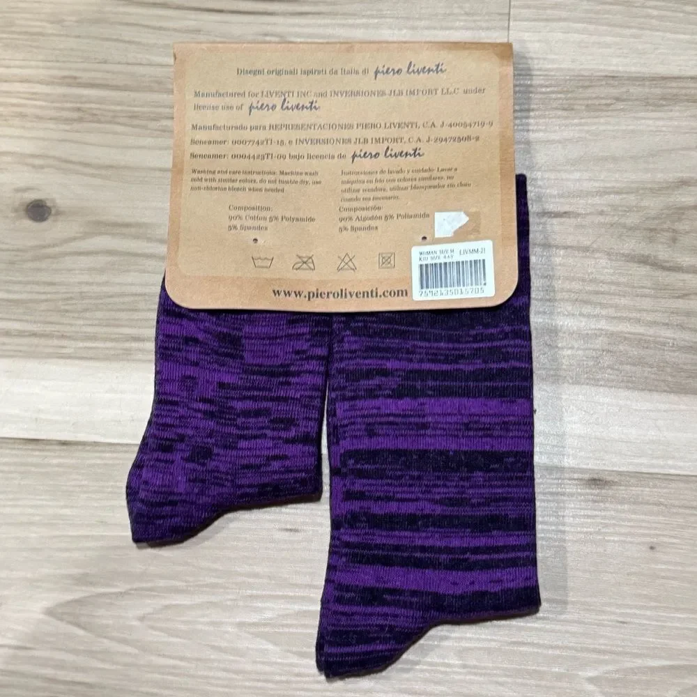 NEW Piero Liventi Set of Mommy and Me Socks
